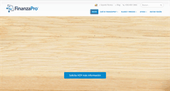Desktop Screenshot of finanzapro.com